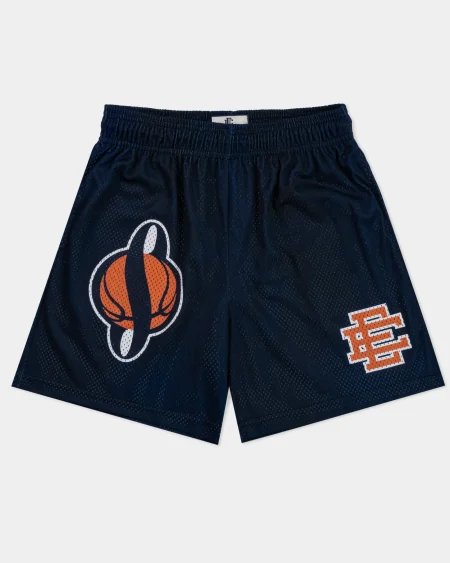 Eric Emanuel EE® Basic Short Navy Orange Logo