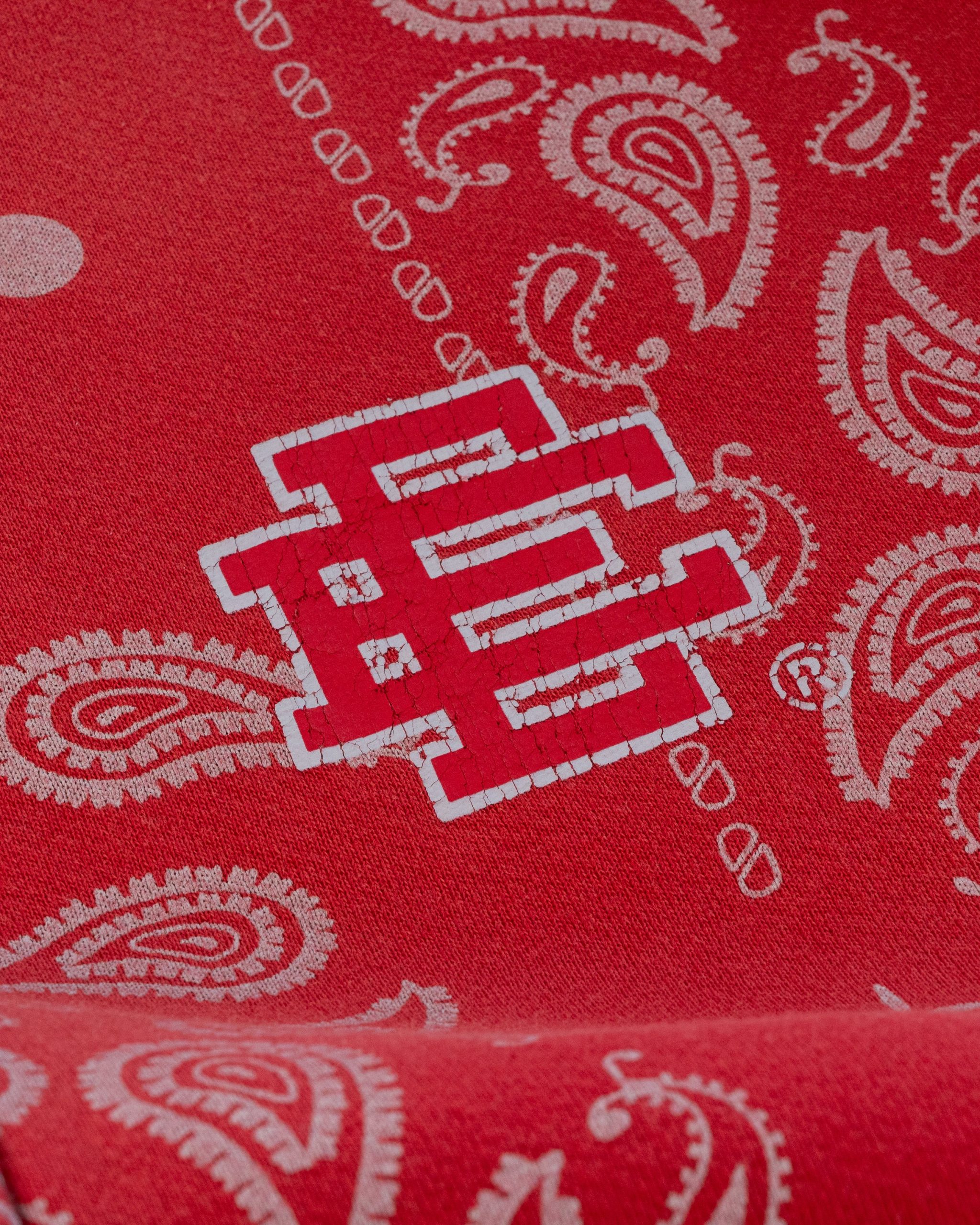 Eric Emanuel EE® Paisley Zip-Up Hoodie Red - Image 2