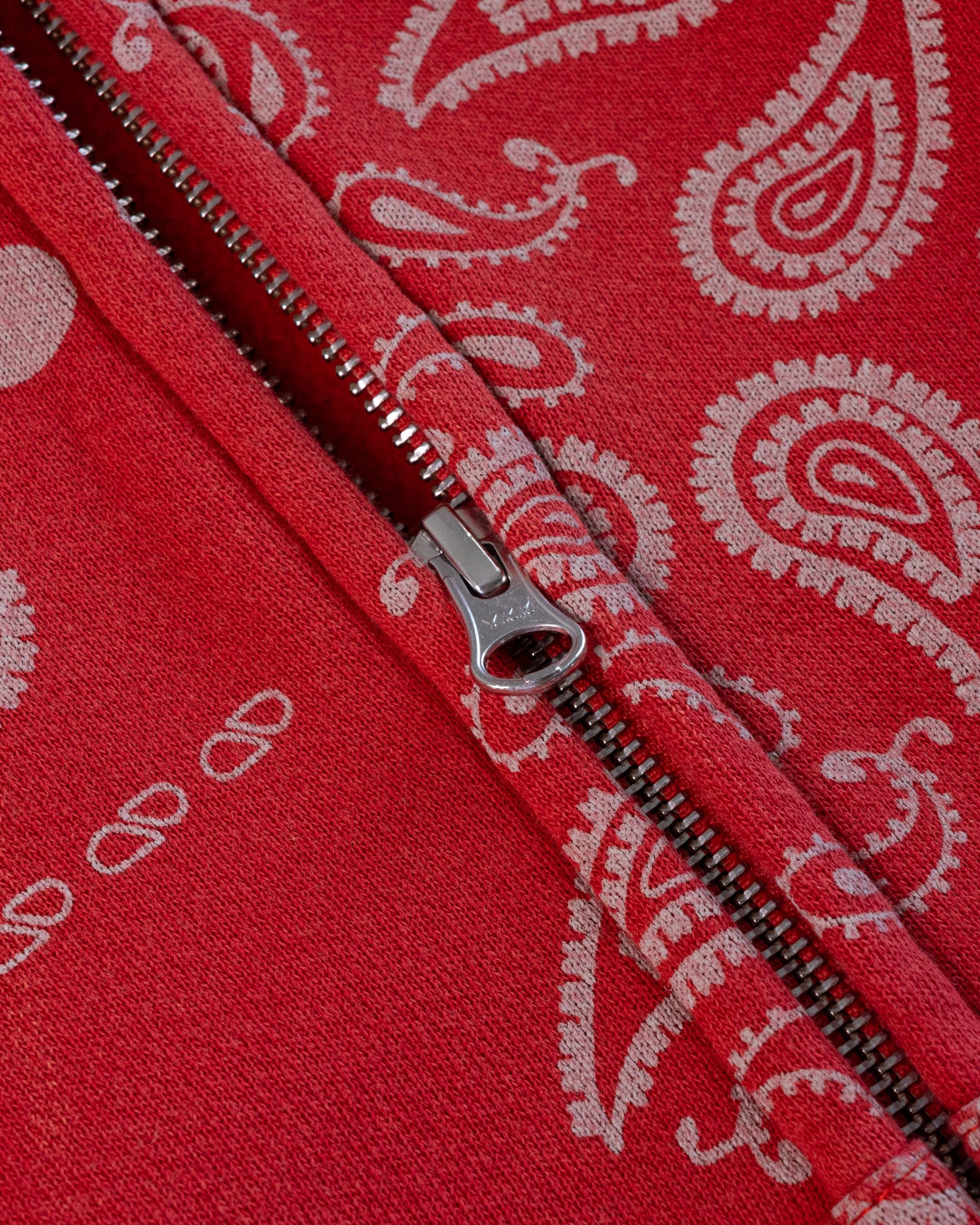 Eric Emanuel EE® Paisley Zip-Up Hoodie Red - Image 3